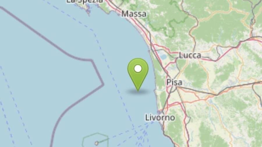 Avvertito anche in Versilia terremoto di magnitudo 3.7