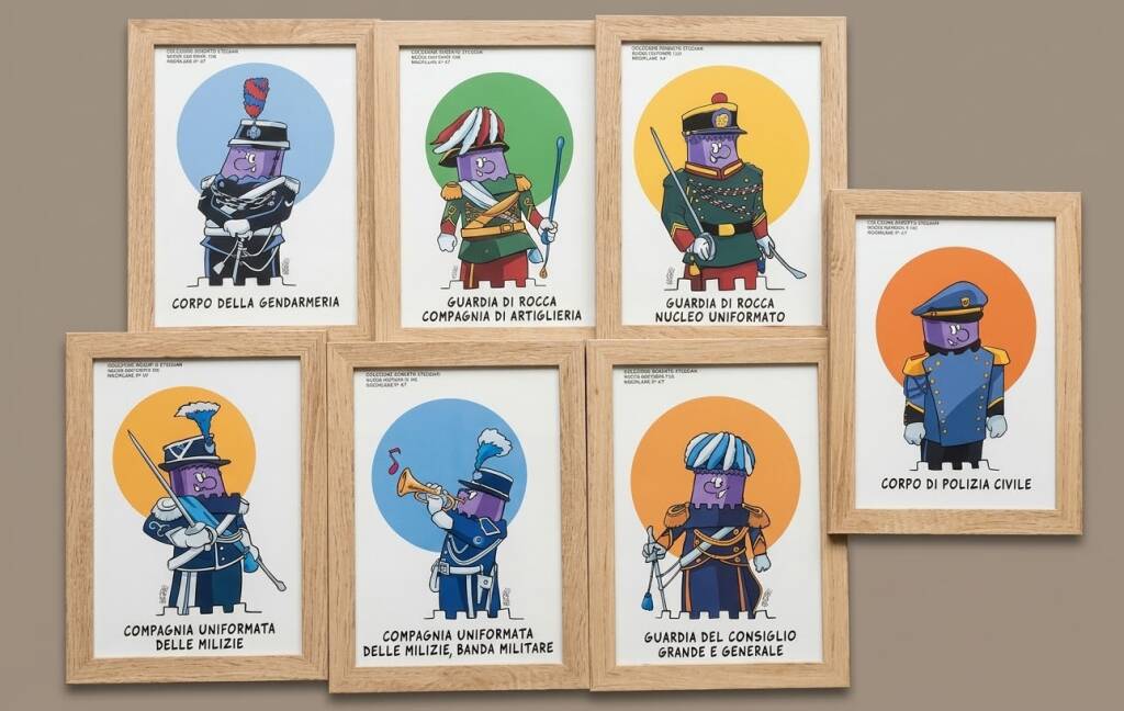 Un artista di Barga per i carabinieri di San Marino
