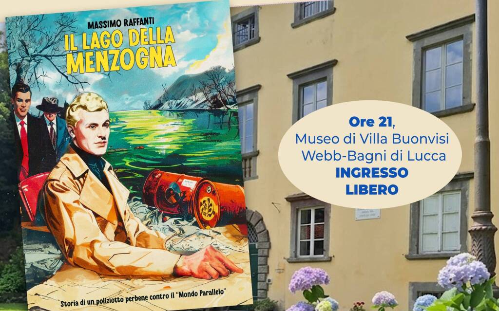 Bagni di Lucca, nel giardino di Villa Webb la presentazione del noir “Il lago della menzogna”