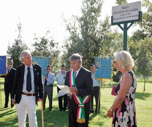 Un parco per ricordare Fulco Ruffo di Calabria, i principi all'intitolazione