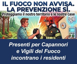 Presenti per Capannori, due appuntamenti con i vigili del fuoco su prevenzione incendi