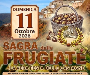 Sagra delle Frugiate a Vellano: domenica 11 ottobre torna la storica festa della castagna