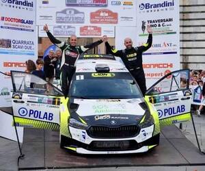 Da Porcari al gradino più alto del podio del Rally di Pistoia
